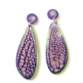 Purple Mint Earrings